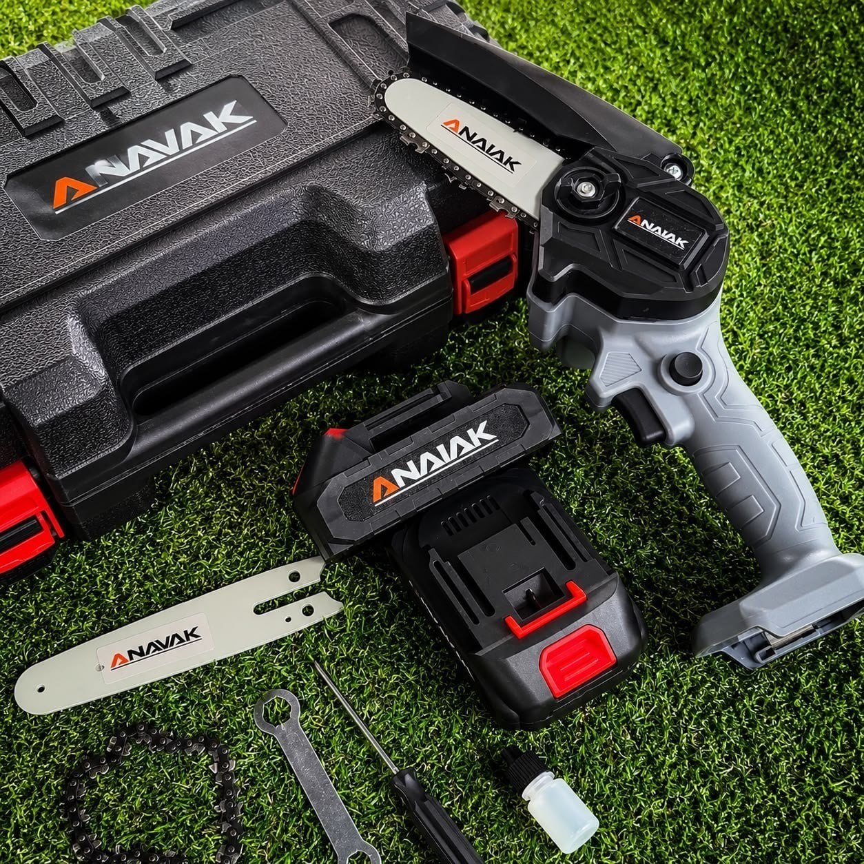 Motosserra Mini 2 Bateria Recarregável 21v Anaiak Ak-110