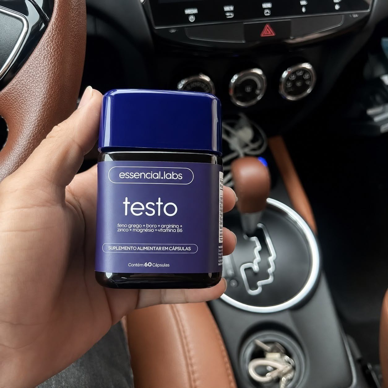 Precursor da Testosterona Testo Essencial 60 Cápsulas