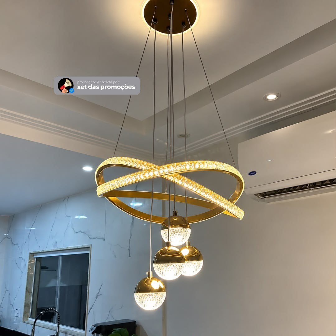 Lustre Sala De Jantar Lustre Pendente Luxo