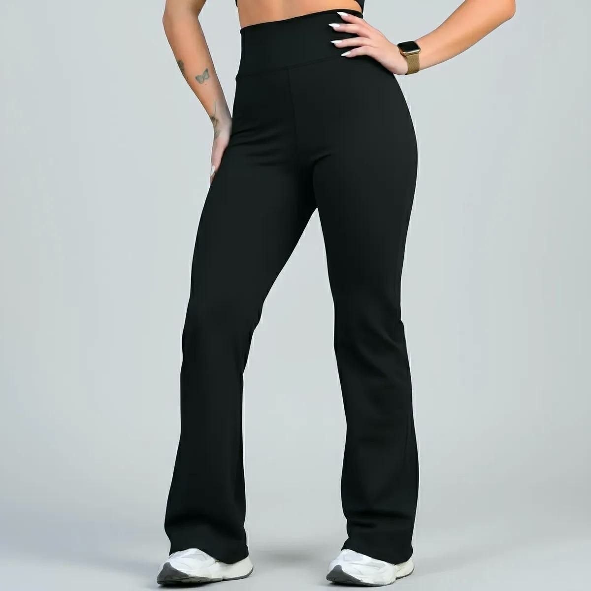 Calça Legging Flare Zero Transparência