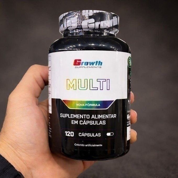 Multivitamínico Growth Supplements 120 Cápsulas