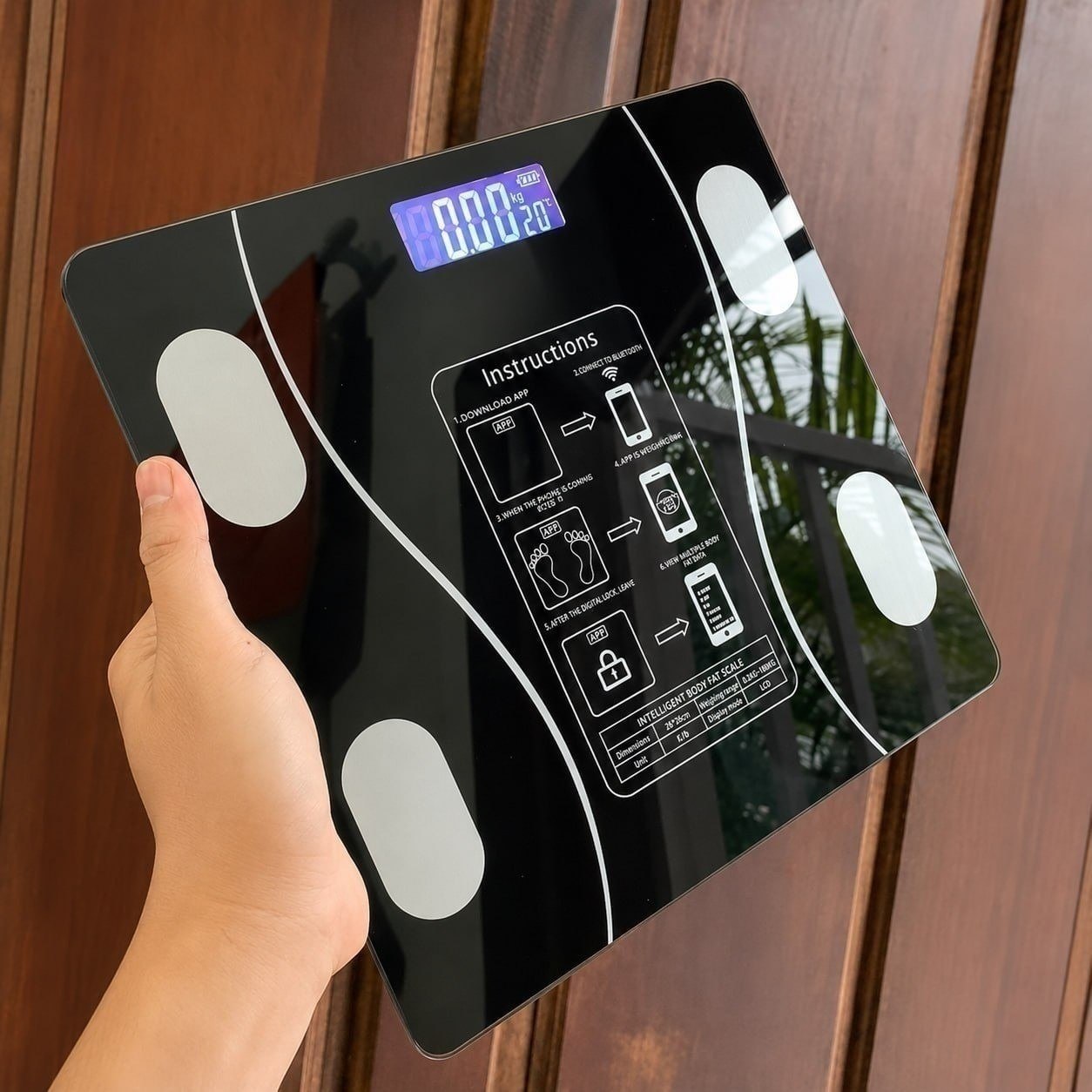 Balança Digital Inteligente Bluetooth até 180kg